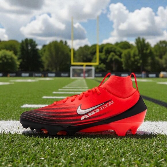 Nike Zoom Air Vapor Pro 1 NRG Mens Football Cleats Bright Crimson HF9409 600 NEW main image 5